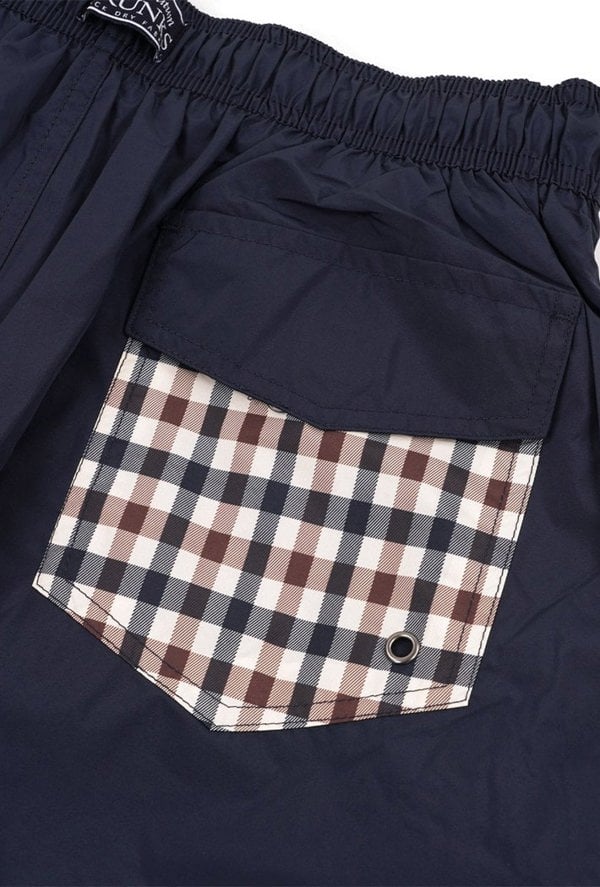 Aquascutum Icon Swim Shorts - Navy
