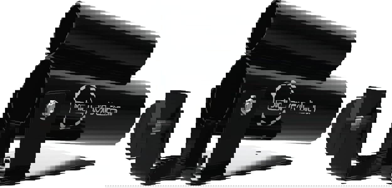 Black steel T-bar row attachment for Body Revolution barbell, featuring a sturdy base and adjustable clamp for secure use