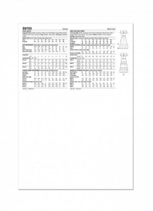 Simplicity Sewing Pattern 9703, Dresses for Women, D5 (4-6-8-10-12) - Intermediate