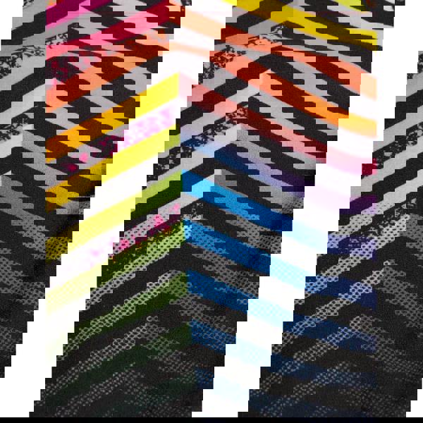 Speedo girls digital placement splashback swimsuit with neon chevron leggings