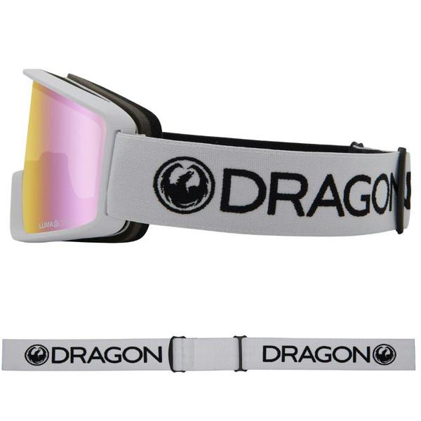 Dragon DXT OTG - White with Lumalens Pink Ionized Lens