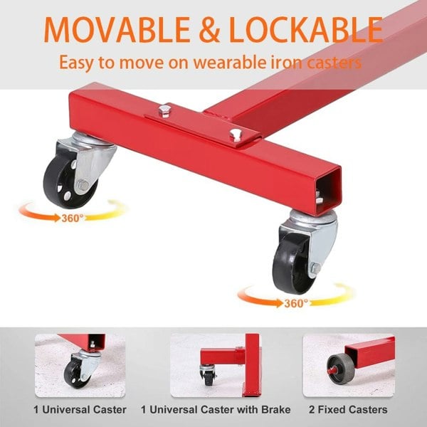 1000lbs Steel Folding Engine Stand Engine Stands Living and Home