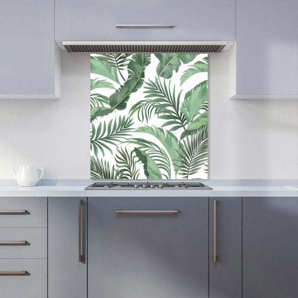 Warren Reed - Designer Trendy Tropical Leaves Kitchen Splashback