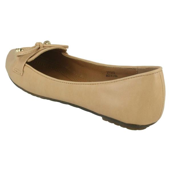 Spot On Ladies Spot On Smart Ballet Flat