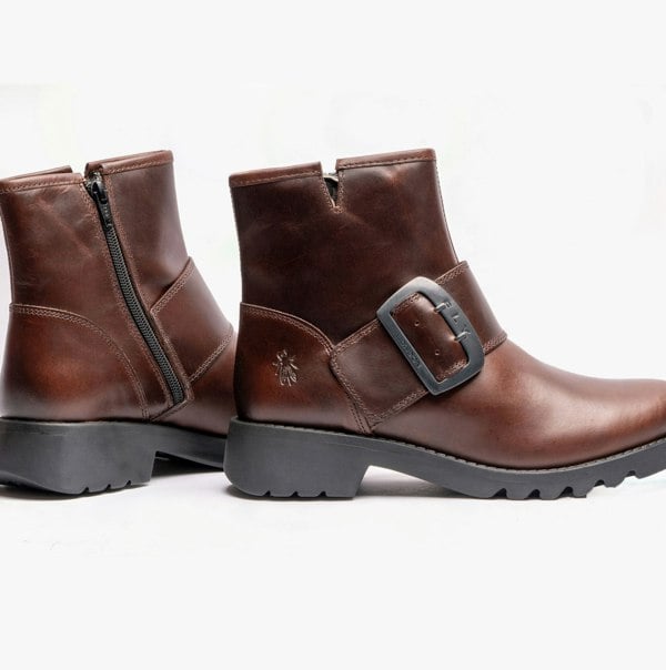 Fly London RILY991FLY Womens Ankle Boots Dark Brown