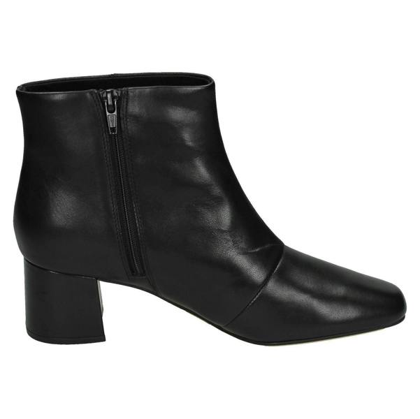 Clarks Ladies Clarks Casual Heeled Ankle Boots Sheer Flora