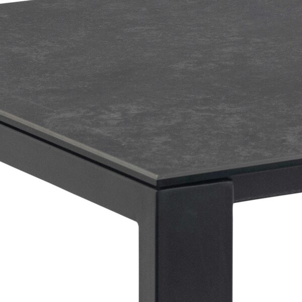 Wyld Haus Mexico 8 Seater Matt Black Ceramic Dining Table