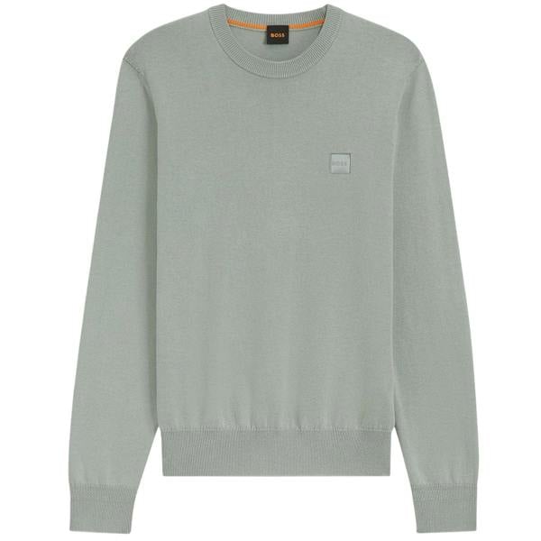 Boss Mens Kanovano Crew Neck Jumper - Dark Blue - 