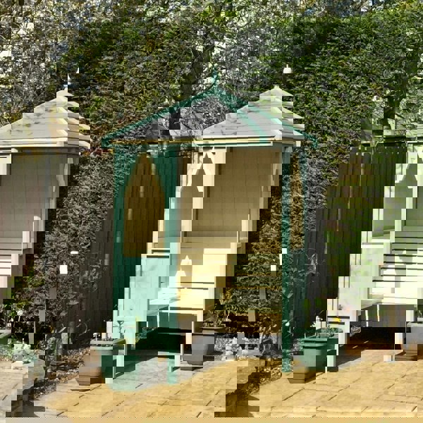 Shire Honeysuckle Corner Arbour 1.4x1.4m - Best Shed