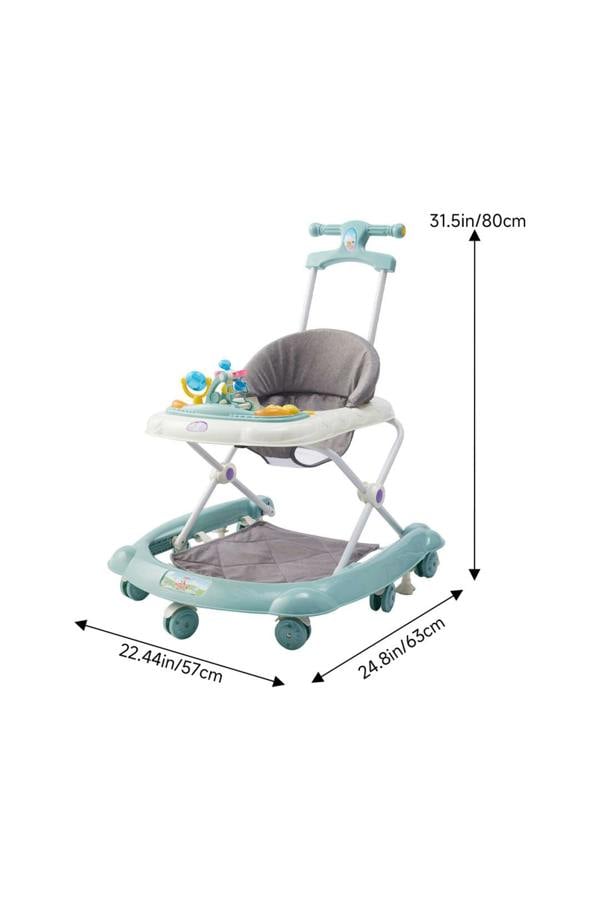 Living and Home Foldable & Adjustable Baby Walker