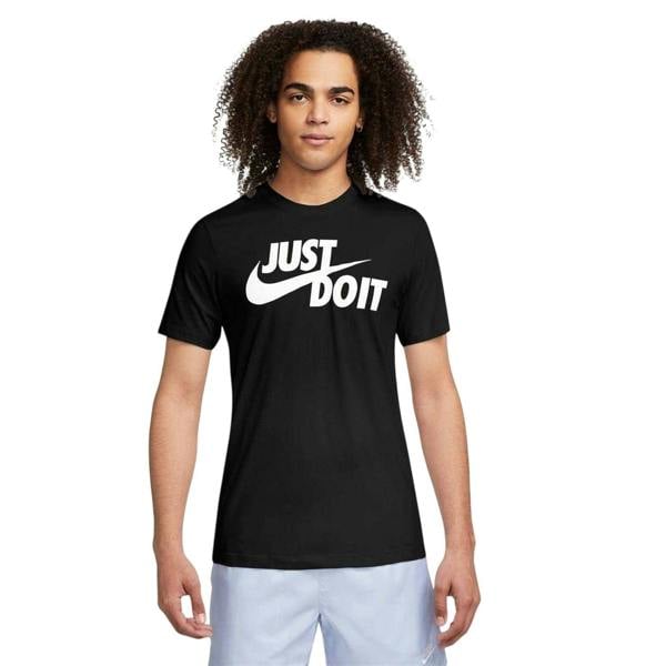 Nike Mens Just Do It T-Shirt - Black/White - 