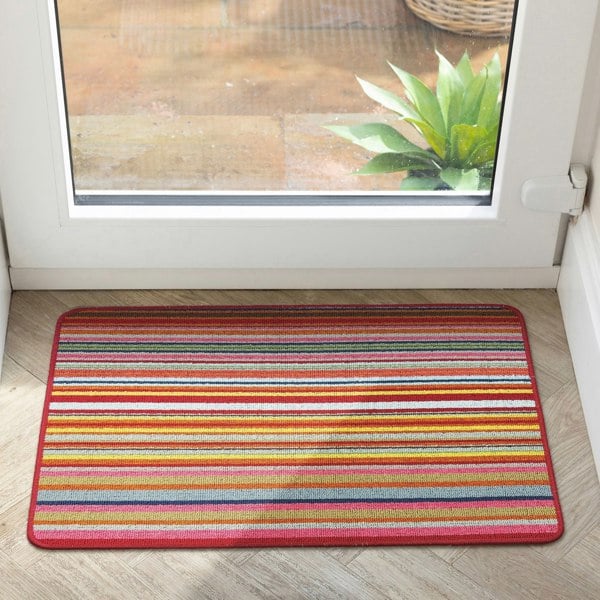 My Mat Stain Resistant Candy Multi Bright Stripe