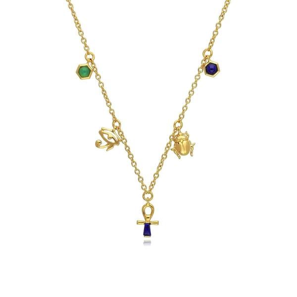 133N1033019 ECFEW™ Cleopatra Choker Necklace In 9ct Yellow Gold 1