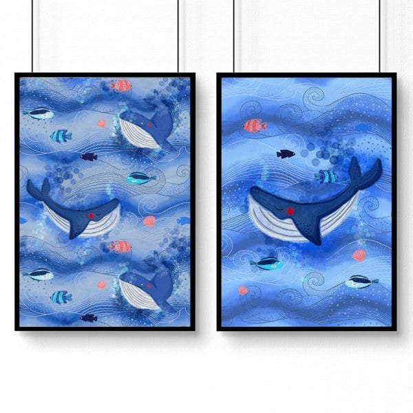 Playroom wall art | set of 2 wall art for Nursery