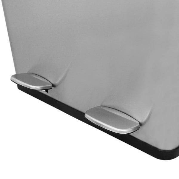 Monstershop 60L Dual Pedal Bin In Stainless Steel