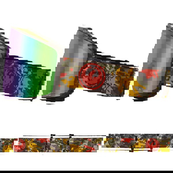 Dragon PXV - Leafy Camo with Lumalens Green Ionized & Lumalens Violet Lens