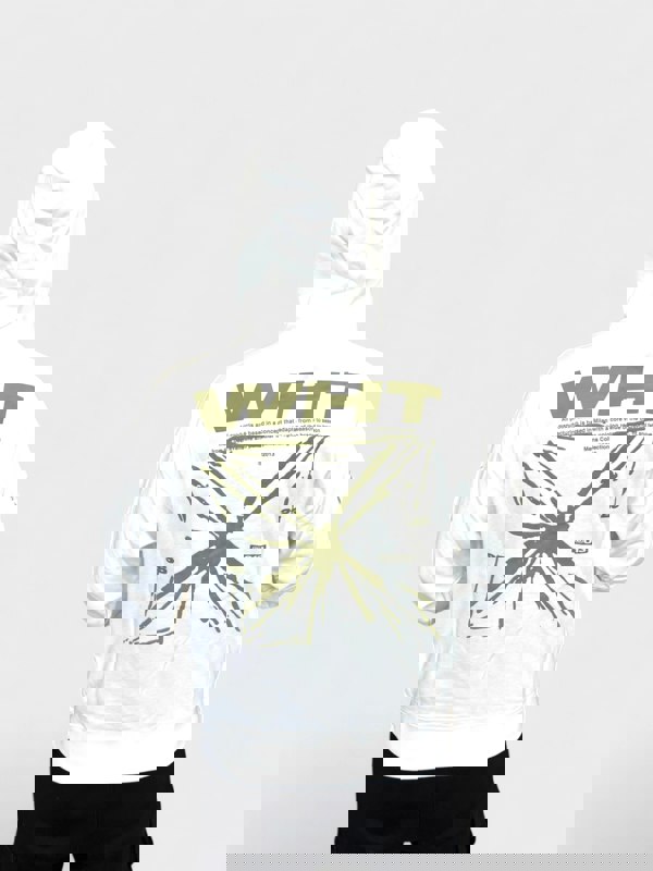 Off-White Splash Arrow Skate Hoodie White