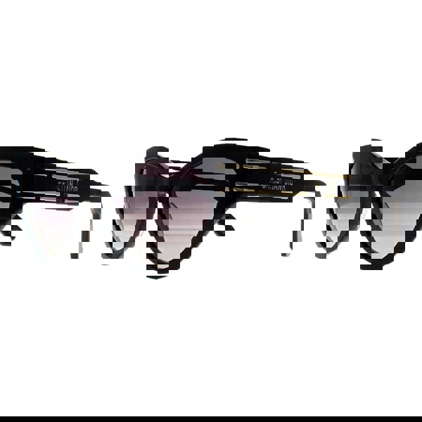 Dior Sunglasses DiorSignature B7I 10A1 Shiny Gold Smoke Gradient