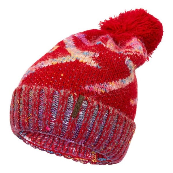 Trespass Women's Diandra Knitted Beanie - Red