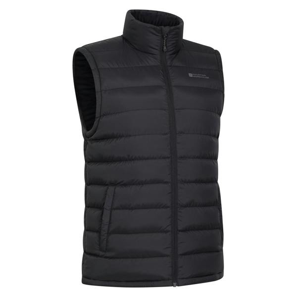 Mountain Warehouse Mens Seasons II Padded Gilet - Black - 