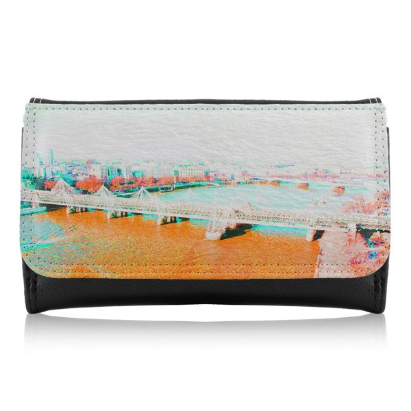 Benjamin Tate Design London Eye Veiw Orange Maxi Purse