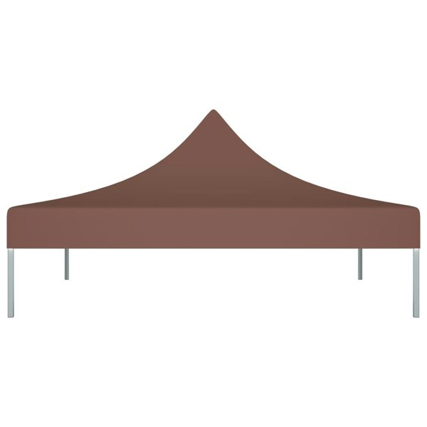 Berkfield Party Tent Roof 2x2 m Brown 270 g/m�__