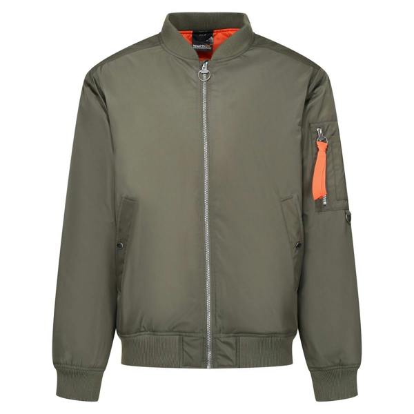 Regatta Professional Mens Pro Pilot Sleeve Pocket Bomber Jacket - Dark Khaki - 