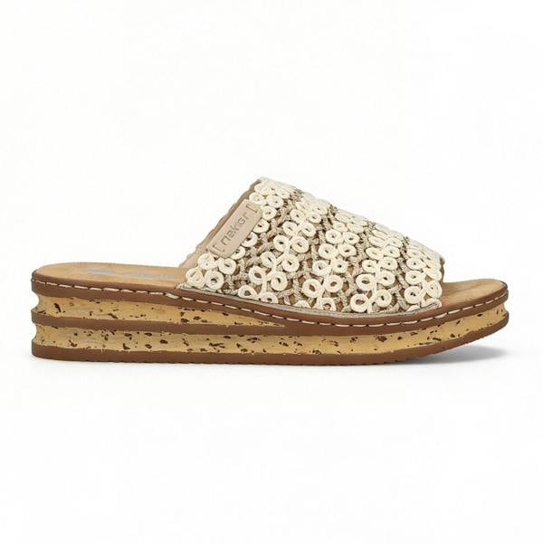 Rieker 629X8-60 Ankle Strap Sandals   in  Light Brown