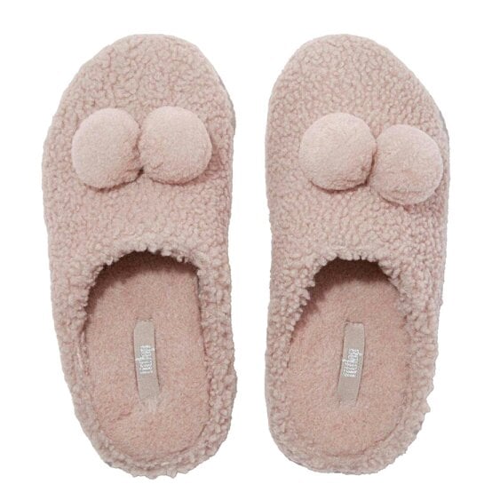 Fit Flop Womens/Ladies Pom Pom Clogs - Beige