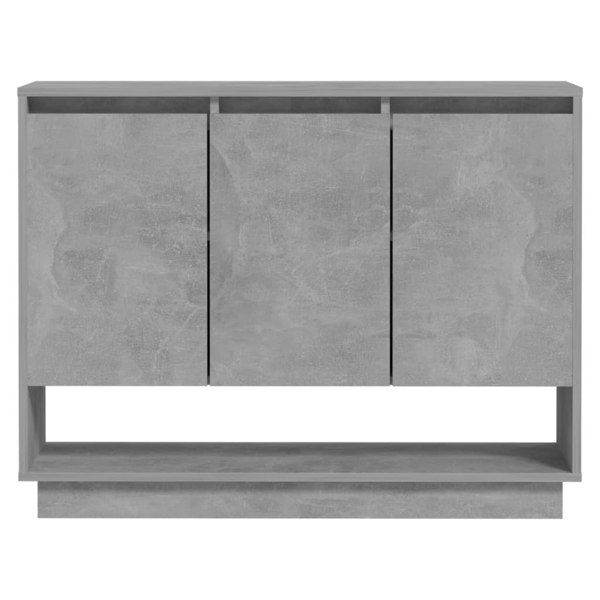 Berkfield Sideboard Concrete Grey 97x31x75 cm Engineered Wood