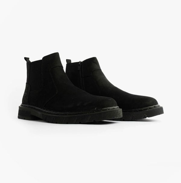 Rieker 31650-00 Mens Boots Black