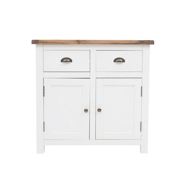 Lovere Off White 2 Drawer 2 Door Sideboard Brass Cup Handle