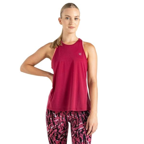 Dare 2B Womens/Ladies Gravitate Vest Top - Berry Pink/Neon Pink - 