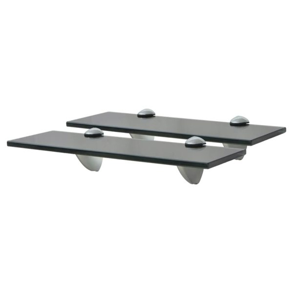 Berkfield Floating Shelves 2 pcs Glass 30x20 cm 8 mm