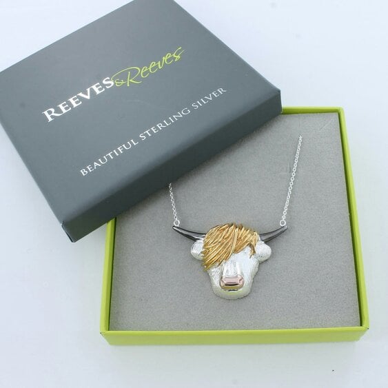 Reeves & Reeves Super Highland Cow Necklace
