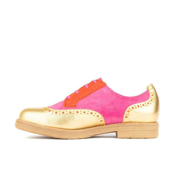 Embassy London The Artist - Ultra Glam - Women's leather lace-up shoe with brogue detailing