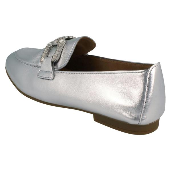 Gabor Ladies Gabor Smart Casual Loafer With Decorative Chain Detail 65.210