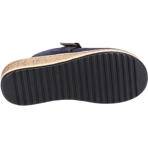 Hush Puppies Sorcha Mule Leather Women's Navy Suede Sandals