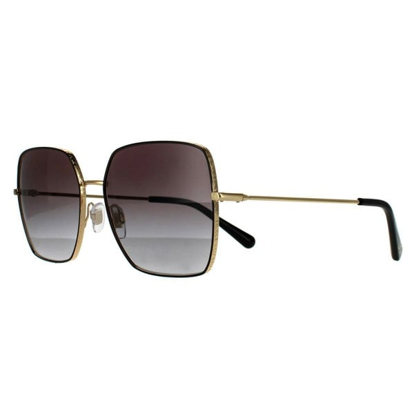 Dolce & Gabbana Sunglasses DG2242 13348G Black Gold Black Grey Gradient
