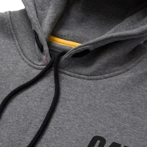 Caterpillar Trademark Banner Cotton Men's Grey Hoodie