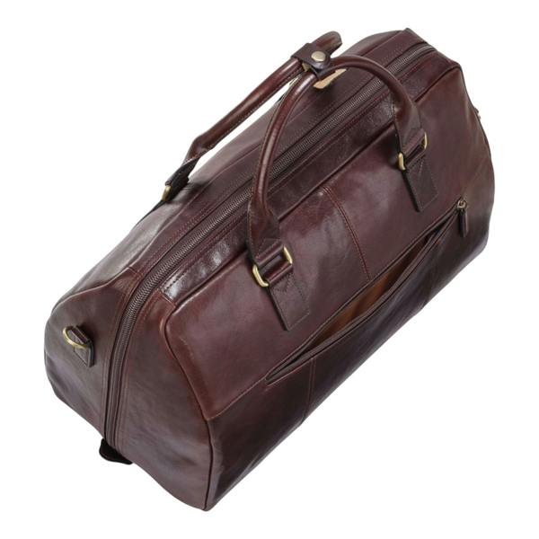 Infinity Leather Vintage Genuine Leather Holdall Duffle Gym Travel Bag - Atlas