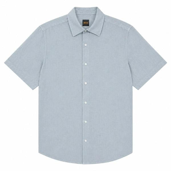 Boss Rash 2 Linen Short Sleeve Shirt