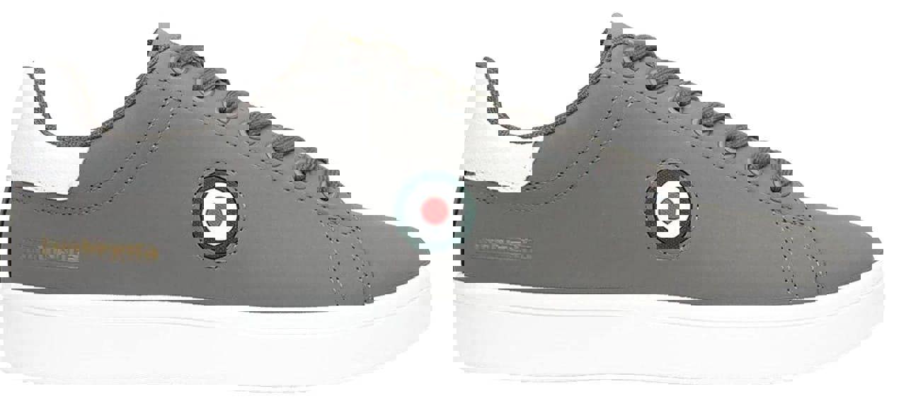 Lambretta Pinball 2 Mens Casual Smart Lace Up Memory Foam Trainers