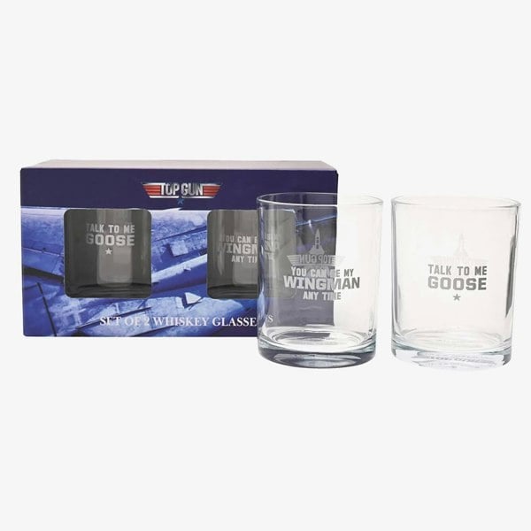 T. H. Baker Top Gun Set Of Two Whiskey Tumblers PM104