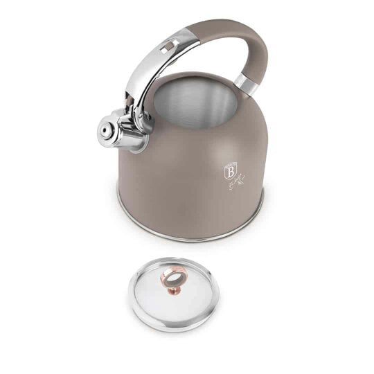 Berlinger Haus Taupe Stainless Steel Kettle 3L BH8914 Berlinger Haus