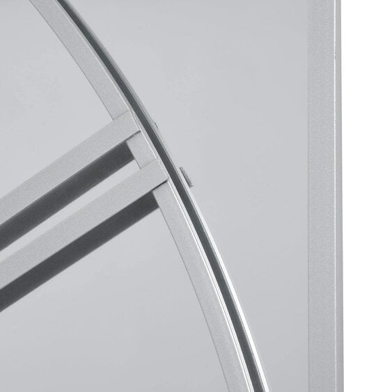 Wyld Haus 110cm Oversized Square Mirrored Wall Clock