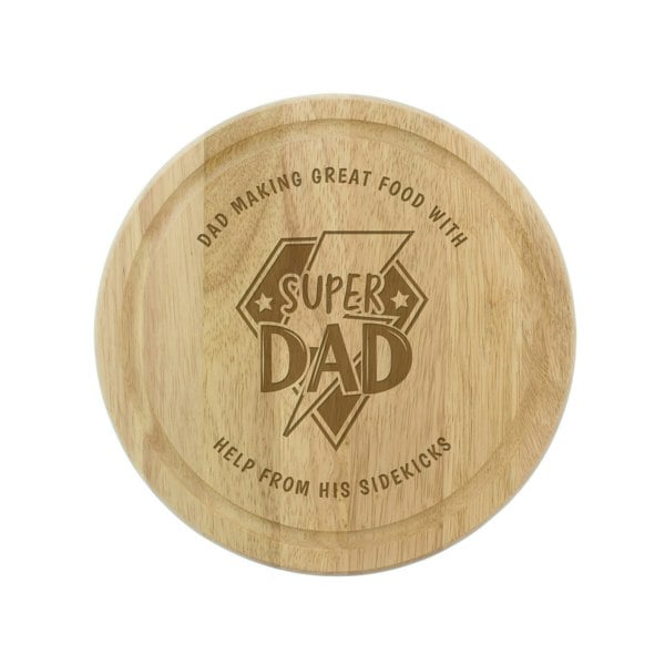 Personalised Memento Company Personalised Super Dad Chopping Board