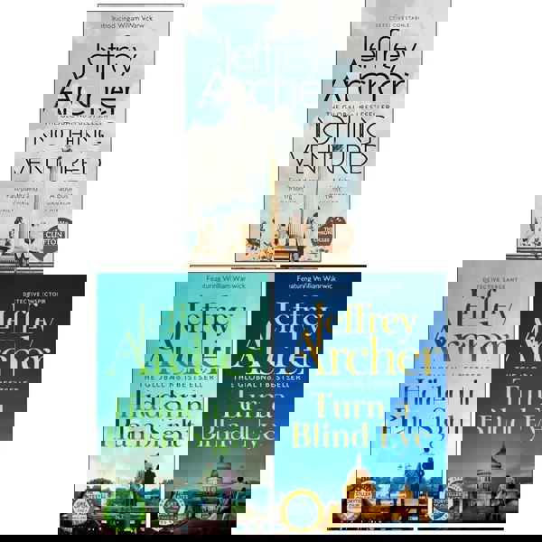 William Warwick Novels Collection 3 Books Set By Jeffrey Archer (Nothing Ventured, Hidden in Plain Sight, Turn a Blind Eye)