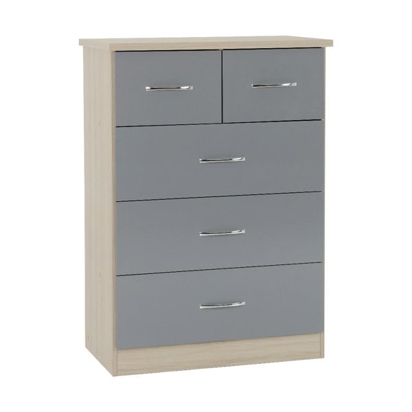 Seconique Nevada 4 Door Wardrobe 4 Piece Bedroom Set
