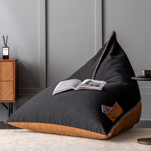 Tandy Highback Bean Bag-Weilai Concept-Dark Grey-Weilai Concept
